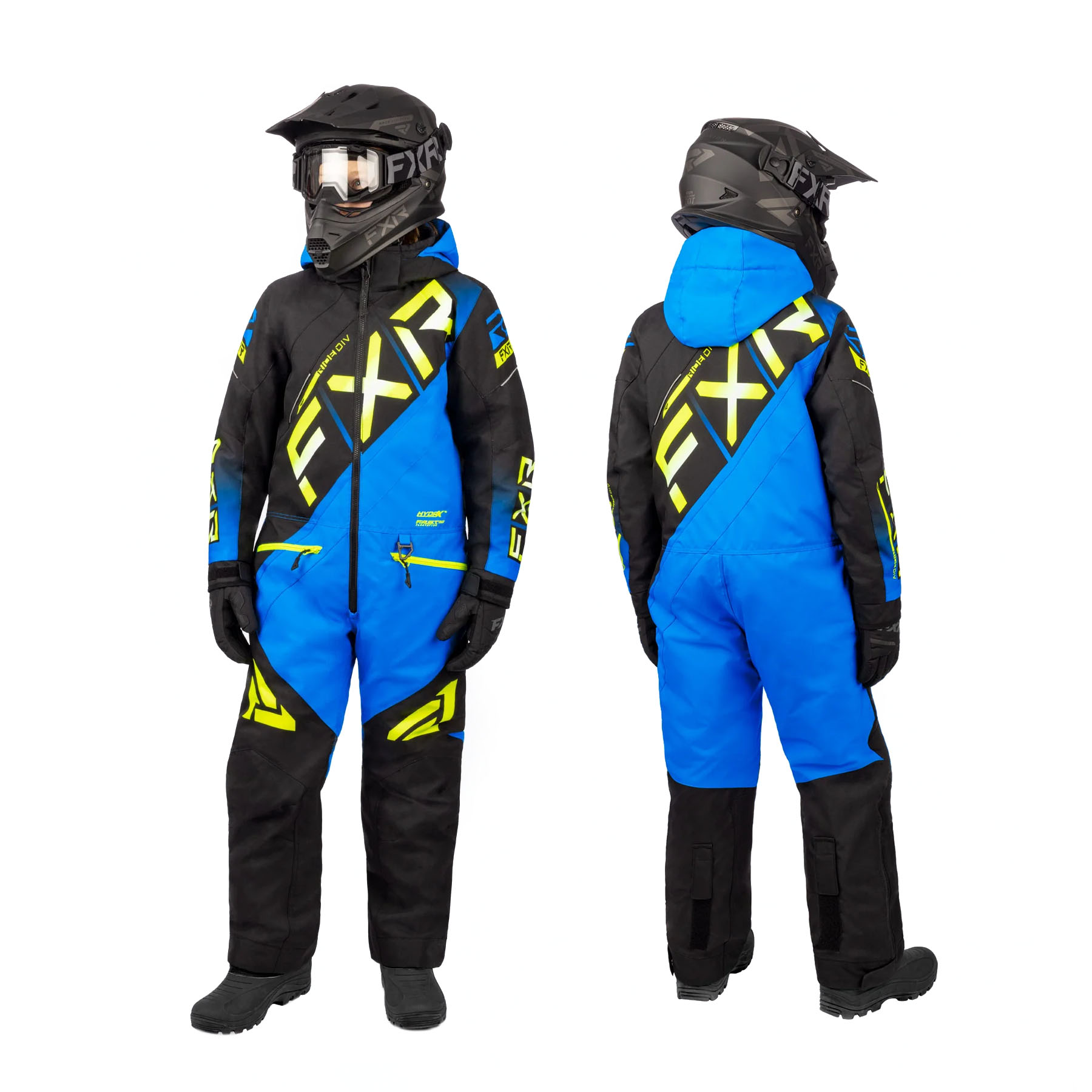 Комбинезон для снегохода (детский) FXR CX №6 blue-black (текстиль) (10Y/140)