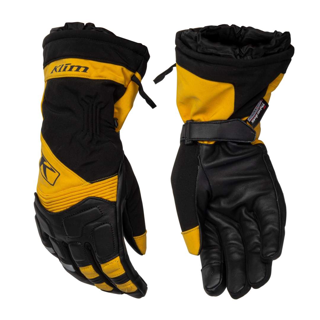 Перчатки для снегохода KLIM Elite №1 yellow (S)